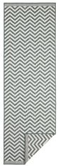 NORTHRUGS Kusový koberec Twin Supreme 103436 Palma Green creme – na ven i na doma 80x250