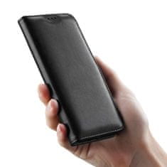 Dux Ducis Kado Knížková kožené pouzdro na iPhone 12 Pro Max, černé