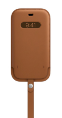 Apple kožený návlek s MagSafe pro iPhone 12mini, hnědá MHMP3ZM/A