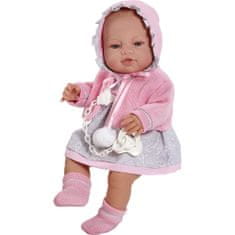 Luxusní dětská panenka-miminko Amanda 43cm