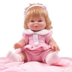 Berbesa Luxusní dětská panenka-miminko Amalia 34 cm