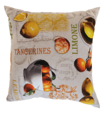 RTex Voňavý dekorační polštář citrusy 45 x 45 cm
