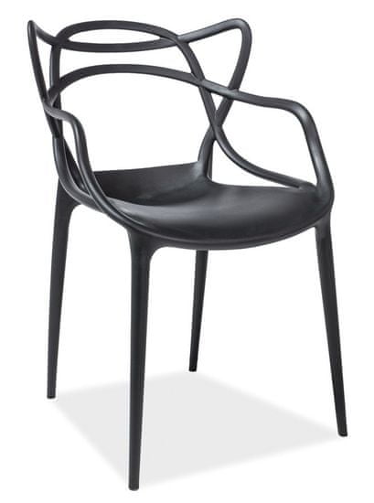 ATAN Jídelní židle TOBY černá