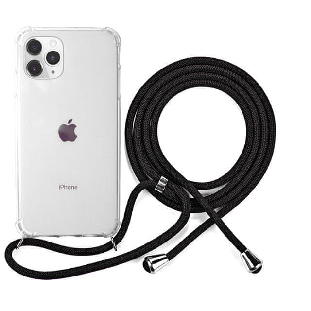 EPICO Nake String Case iPhone 11 Pro Max- bílá transparentní / černá 42510101300007
