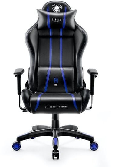 Diablo Chairs X-One 2.0, černá/modrá (5902560337075)
