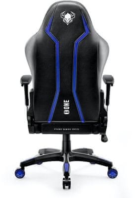 Gaming kolečková židle Diablo-Chairs X-One 2.0, černá/modrá (5902560337075) nastavitelné opěradlo nastavvitelné područky 150 kg hr pěna
