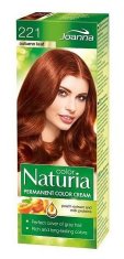 Joanna 221 - Barva na vlasy NATURIA COLOR - MĚDĚNÁ.