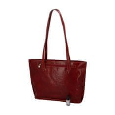 Delami Vera Pelle Stylová a praktická dámská kožená taška Josette, červená