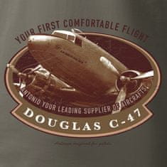 Tričko s dopravním letadlem Douglas C-47 SKYTRAIN, S