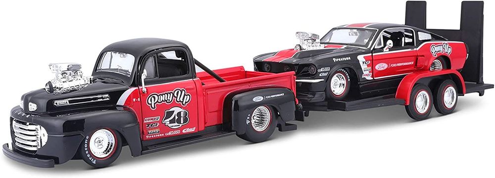 Maisto Ford F1 PickUp 1948 + Ford Mustang GT 1967