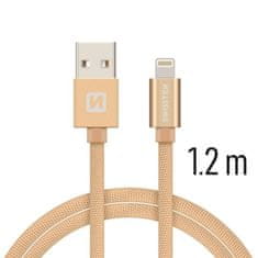 USB/Lightning 1.2m, zlatý