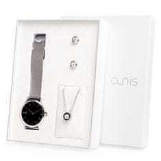 A-NIS  dámský dárkový set hodinek, náhrdelníku a náušnic AS100-04