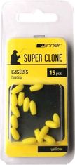 Tandem Baits Umělá nástraha - Casters - plovoucí 15ks yellow, 4x9mm