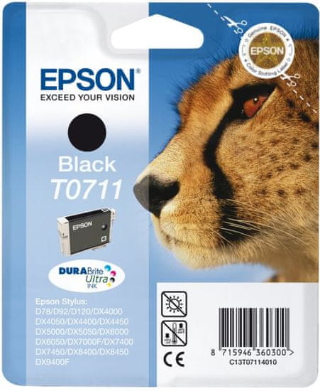 Epson T0711, černá (C13T07114011)