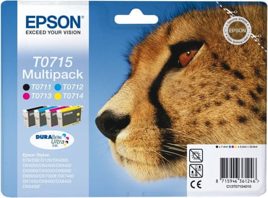 Epson T0715 - CMYK Multipack (C13T07154010)
