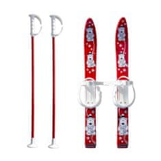 Master Baby Ski 70 cm - dětské plastové lyže - červené