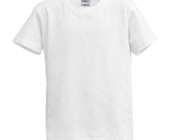Lambeste Dětské tričko krátký rukáv l - bílé (12-13 let),