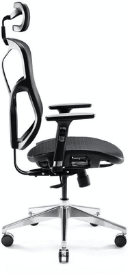 Gaming office kerekes szék Diablo-Chairs V-Basic, fekete (5902560334418) állítható háttámla, 150 kg teherbírás