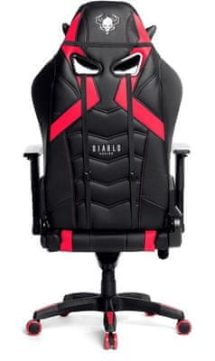 Gaming kolečková židle Diablo-Chairs X-Ray, XL, černá/červená (5902560336115) nastavitelné opěradlo nastavvitelné područky 200 kg hr pěna