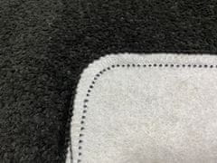 Betap AKCE: 150x180 cm Metrážový koberec Eton 78 černý (Rozměr metrážního produktu Rozměr na míru s obšitím)