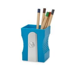 Balvi Stojánek na tužky Sharpener 27416, plast, v.8,5 cm, modrý