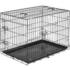 tectake Transportní box pro psa přenosný - 89 x 58 x 65 cm