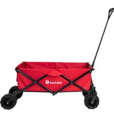 tectake Skládací vozík max. 80kg - červená
