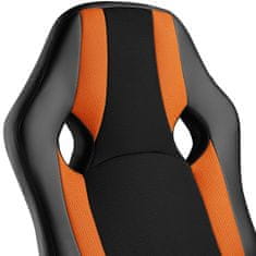 tectake Kancelářská židle Goodman - černá/oranžová