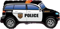 Balónek foliový auto policie - 60 cm