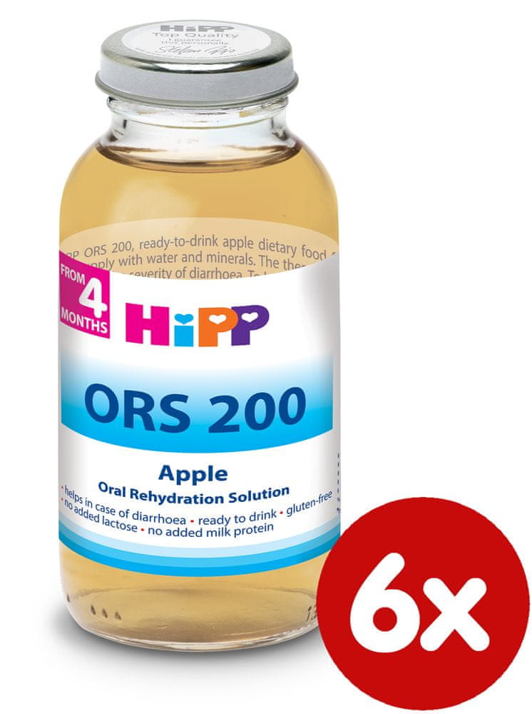 Levně HiPP ORS - Jablko - 6x 200 ml