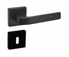 Infinity Line Carlo KCL B00 černá - klika ke dveřím - pro pokojový klíč