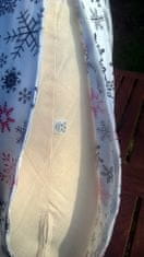 KHC Kojící těhotenský relaxační polštář Miki Obrovský 240 cm Vánoce na bílé EPS Pratelný obal