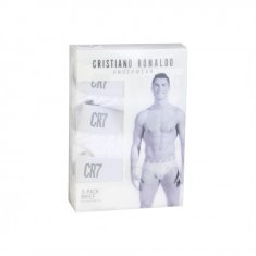 Bílé slipy Cristiano Ronaldo 3 pack - S