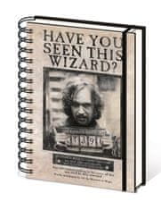 Grooters Blok A5 Harry Potter - Wanted Sirius Black