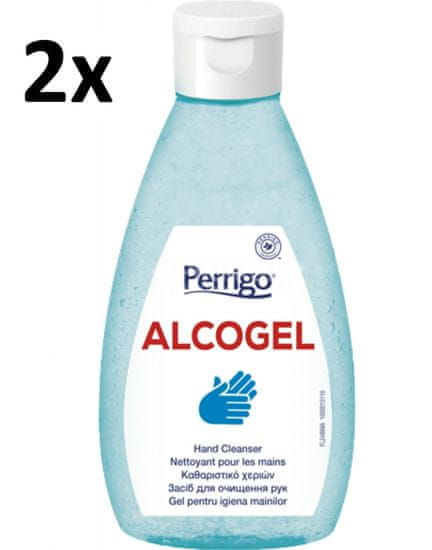 PERRIGO 2x ALCOGel Hand Cleanser 200ml - antibakteriální gel na ruce