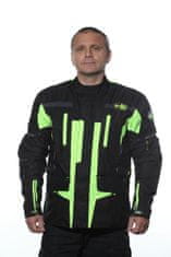 MAXX NF 2201 Textilní bunda dlouhá neon green Velikost: XXXL