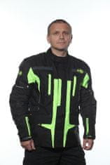 MAXX NF 2201 Textilní bunda dlouhá neon green Velikost: XXXL
