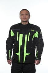 MAXX NF 2201 Textilní bunda dlouhá neon green Velikost: XS