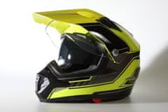 MAXX SC09 Enduro helma se sluneční clonou Velikost: XL