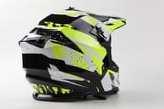 MAXX MX 633 cross helma černozelená reflex Velikost: XXL