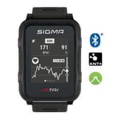 Sigma iD.TRI Basic multisportovní hodinky - černé