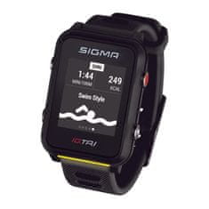 Sigma iD.TRI Basic multisportovní hodinky - černé