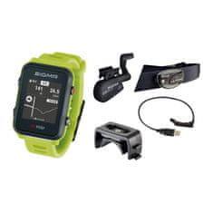 Sigma iD.TRI SET multisportovní hodinky - neon zelené