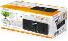 Internetové stereo rádio (TX-153), černá