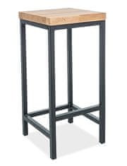ATAN Barová židle METRO H-1 dřevo/kov