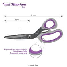 Texi Titanové nůžky TEXI TITANIUM Ti814