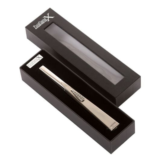 PureFlame X Luxusní USB plazmový zapalovač svíček, barva stříbrná