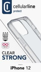 CellularLine Zadní kryt s ochranným rámečkem Clear Duo pro iPhone 12 mini CLEARDUOIPH12T, transparentní - rozbaleno