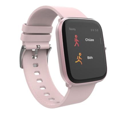 Chytré hodinky iGet FIT sledování tepu, fyzické aktivity, kroků, srdeční činnosti, vzdáleností, kroků