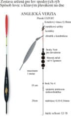 Expert Rybářský balz. splávek (waggler) EXPERT 5Ld+1,0g/29cm